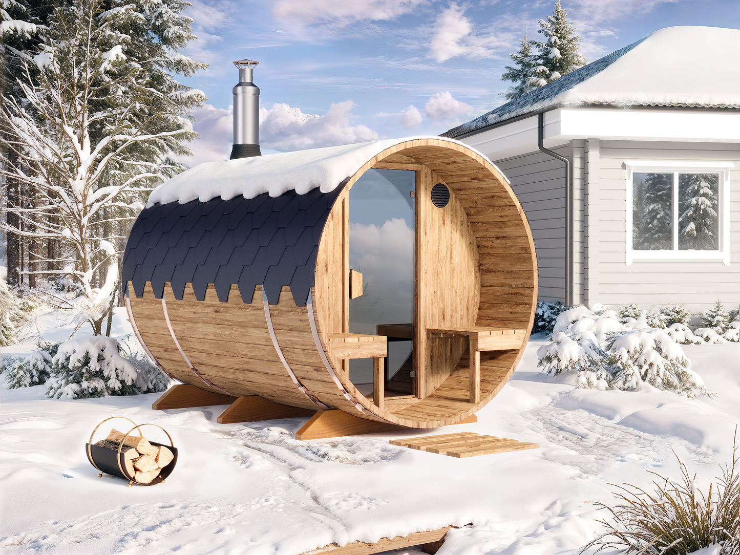 Fjordtønne Nordlys | 4–6 personer