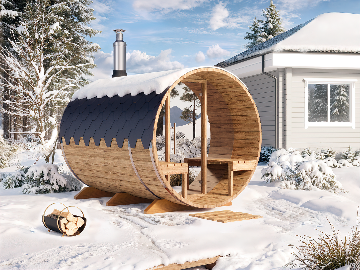 Fjordtønne Nordlys | 4–6 personer
