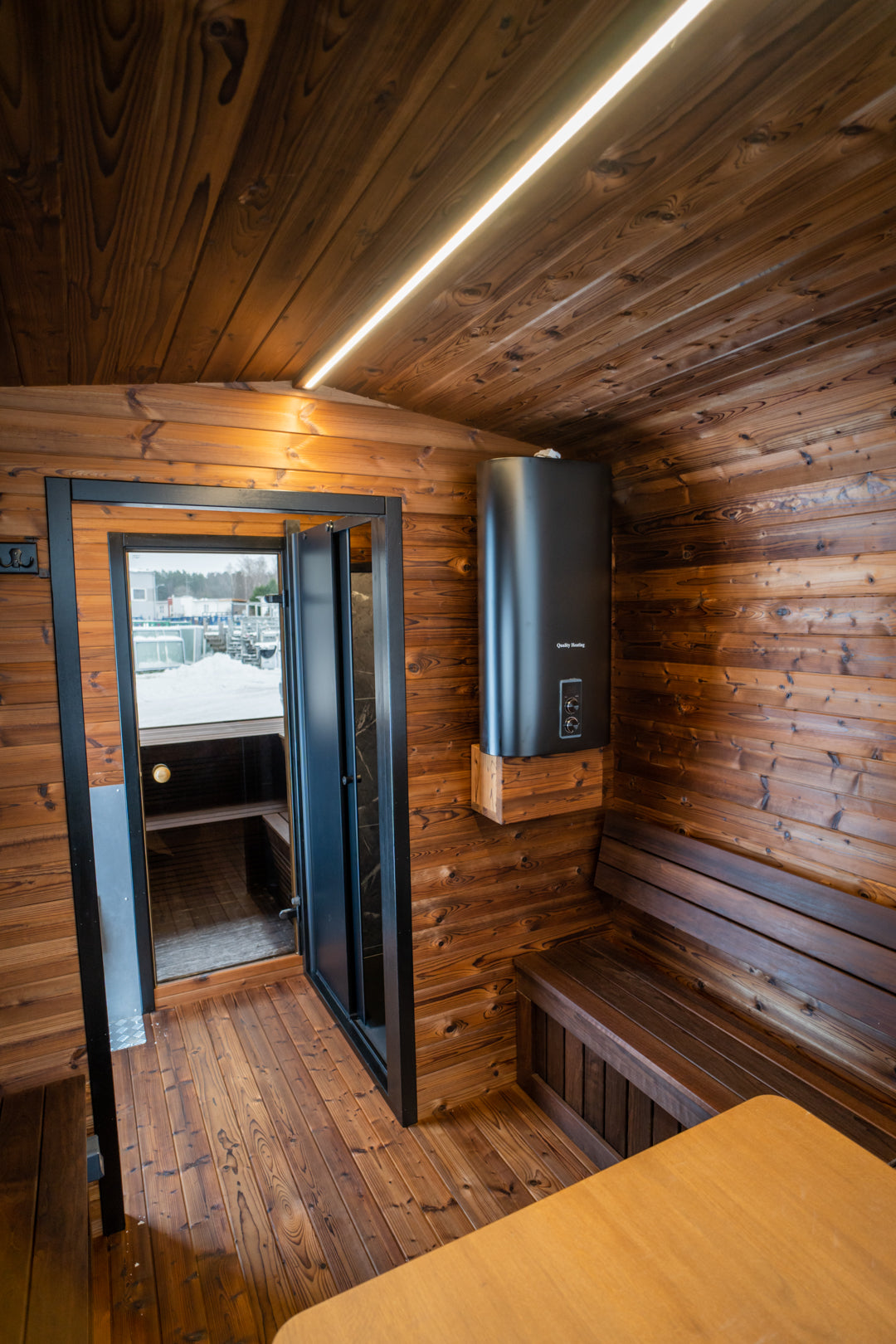 Fjordkube Premium – Luksusbadstue med dusj