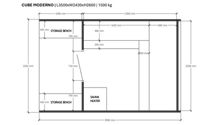 Fjordkube Moderno - 6 personer