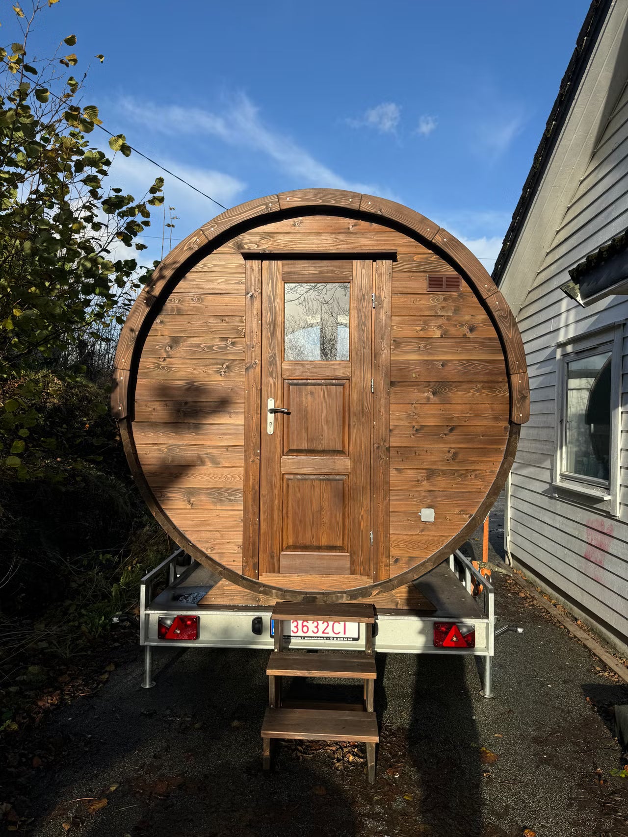 Badstue på henger – 8 personer