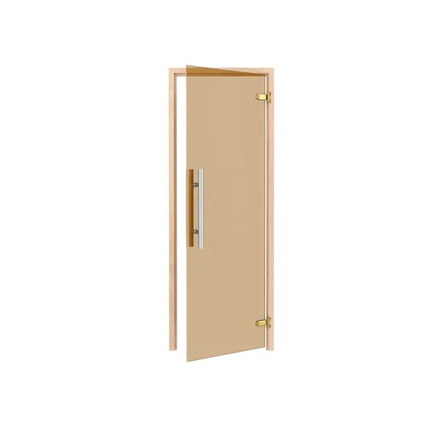Badstudør Premium Osp - Bronseglass