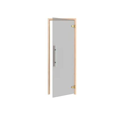 Badstudør Premium Thermo Osp Grått glass