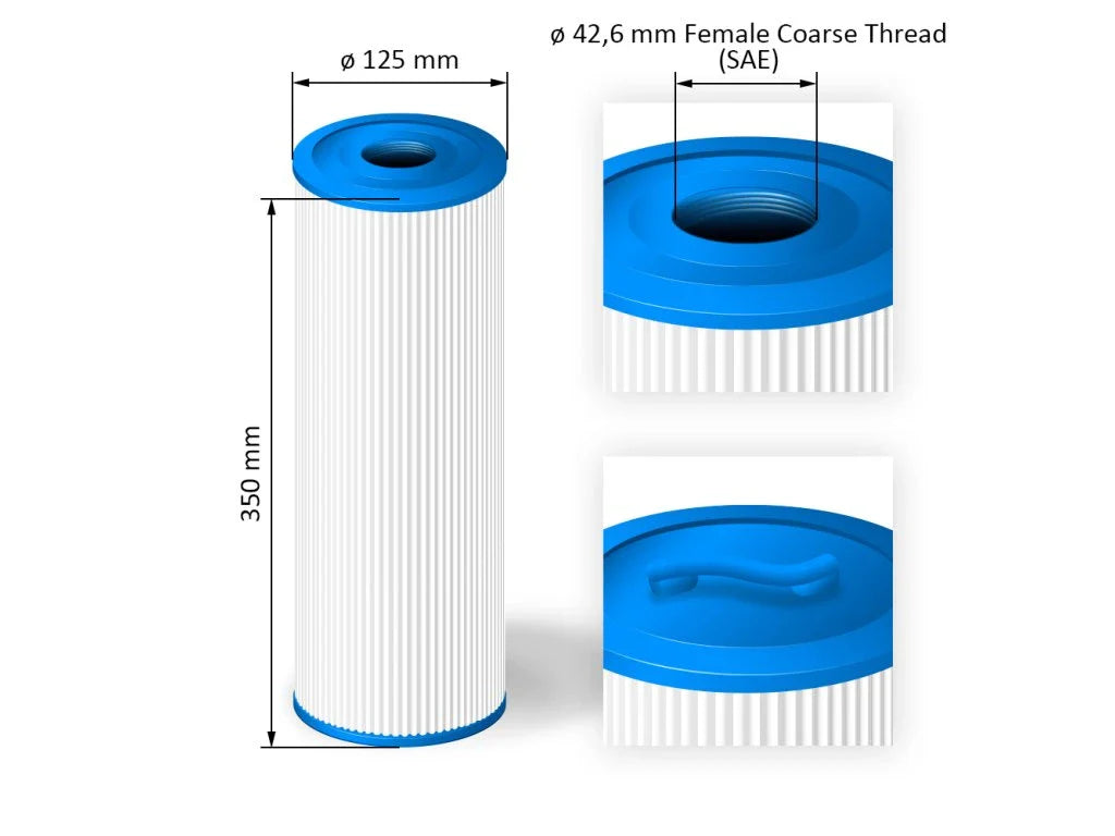 Vaskbart filter med skru – for Arctic Spas